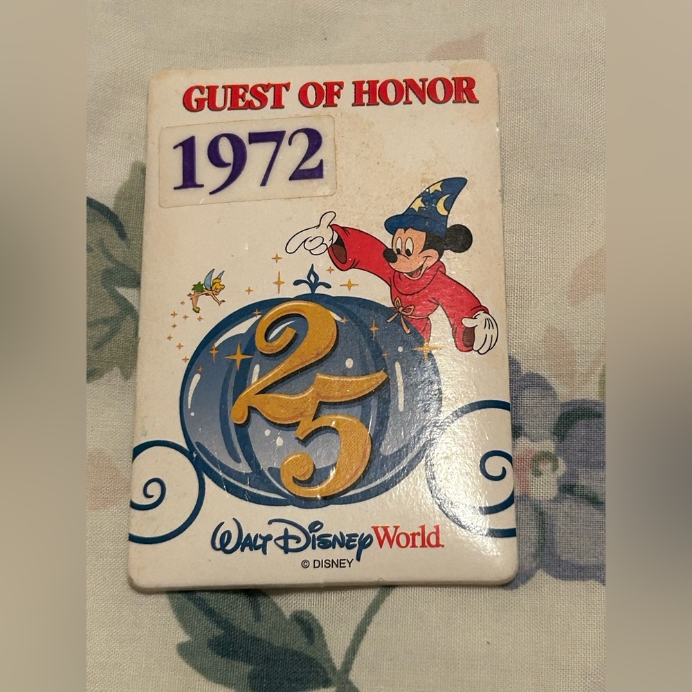 Walt Disney World Guest of Honor Badge Sticker